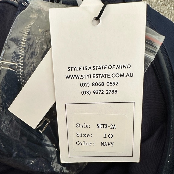 NWT Strapless Floral Crop Top Size 10 - Picture 6 of 6